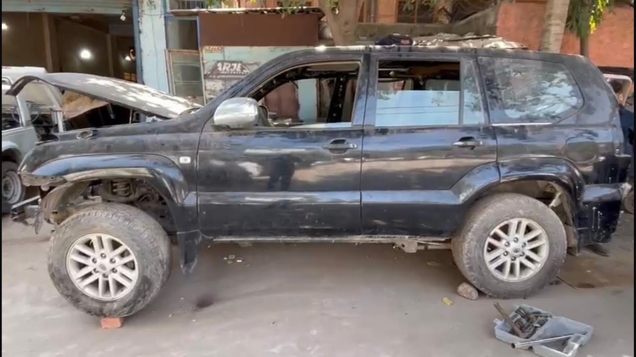  Toyota Land Cruiser Prado 5Door convert into Toyota Land Cruiser  3door  ( Part -1 ) 