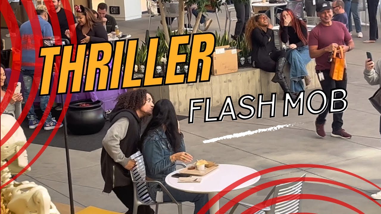 🔥 Halloween Flash mob “Thriller” by Michael Jackson