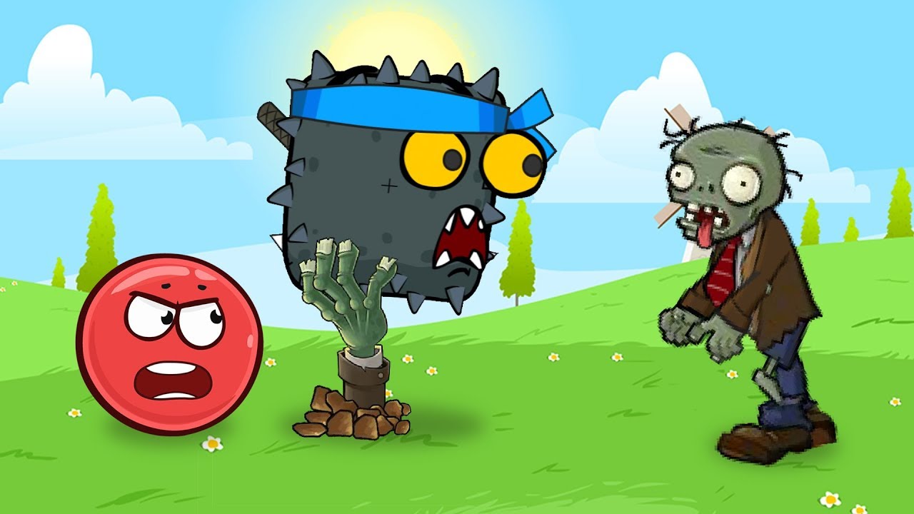 Red Ball 4 Animation - Zombie Evil In Red Ball 4 World