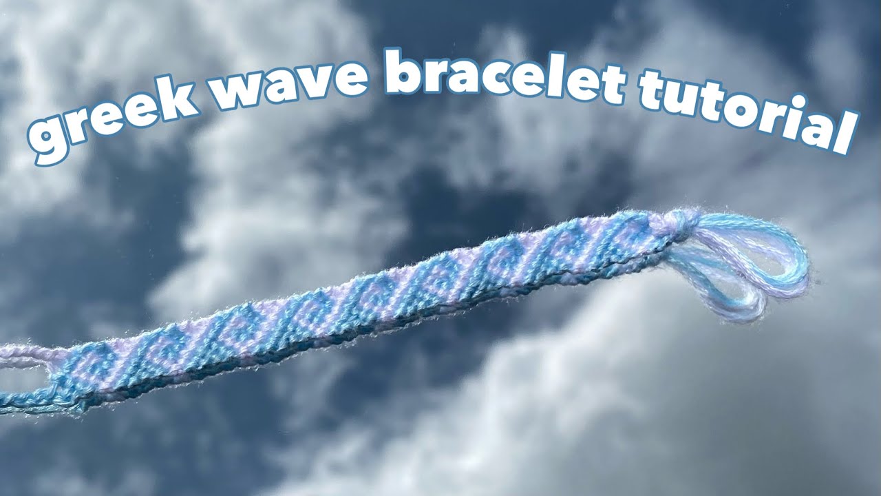 how to make greek wave friendship bracelet | greek wave bracelet | bracelet tutorial for beginners