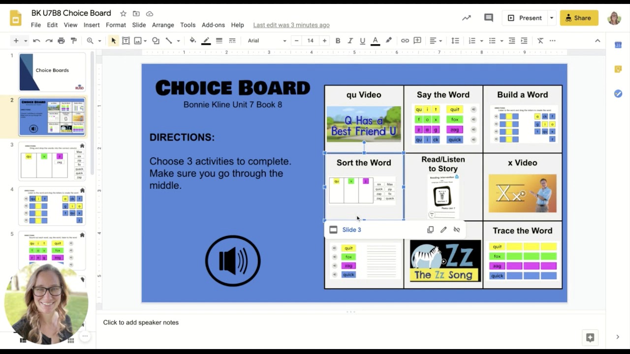 How to Use Choice Boards