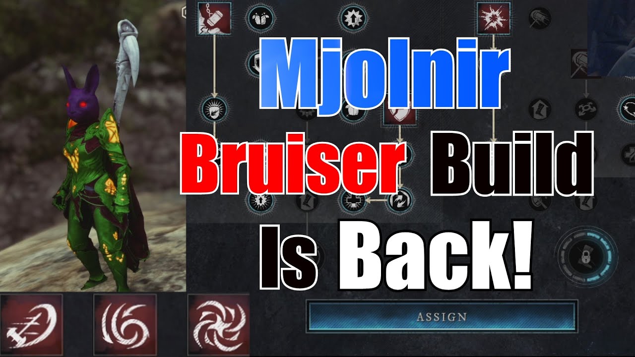 Unstoppable Bruiser Mjolnir Build is back in New World Aeternum Season 7 Meta Build Guide!