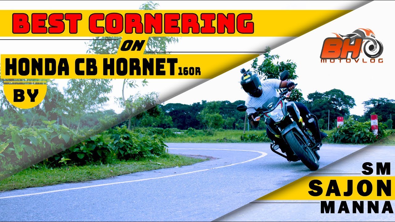 BEST CORNERING ON HONDA CB HORNET 160R | BH MOTOVLOG