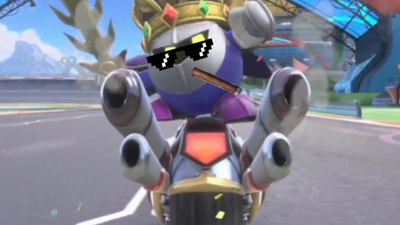 Pro KAR player gets 12 KOs on Wheelie Bike! - Kirby Air Riders (City Trial)