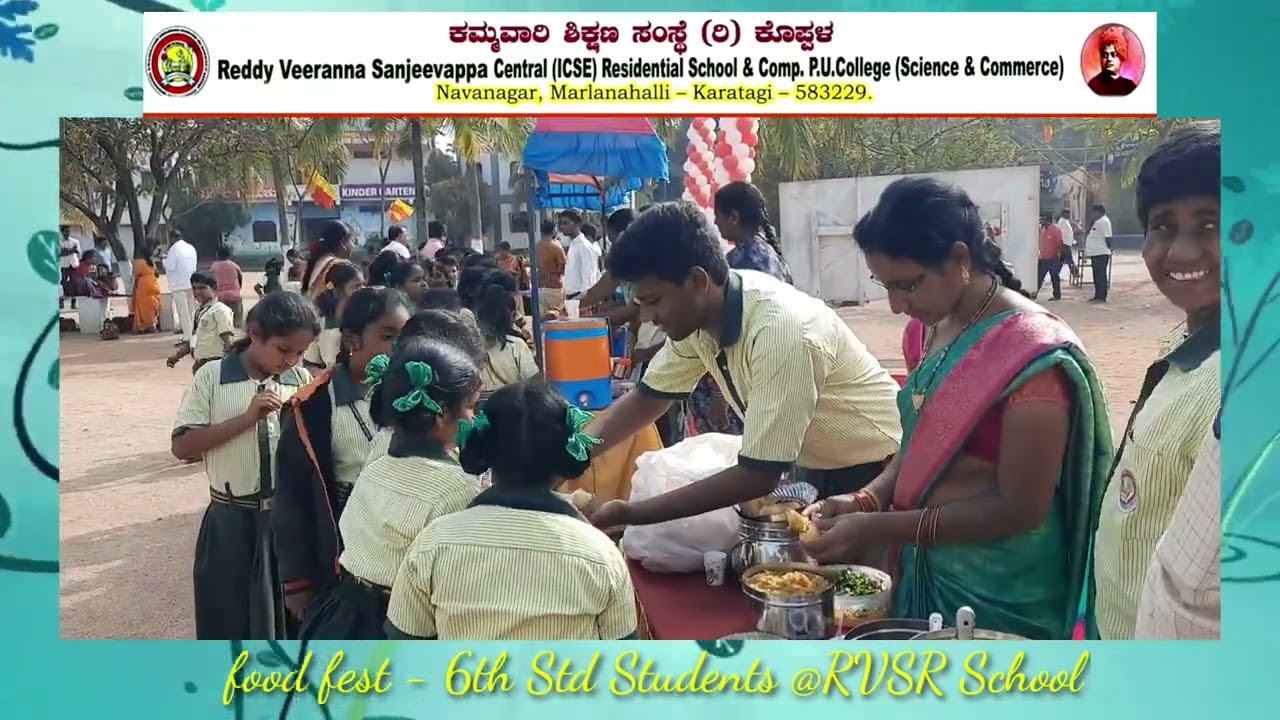 Children's Day celebration - 2022 *FOOD FEST* 6h Std Students @RVSR School