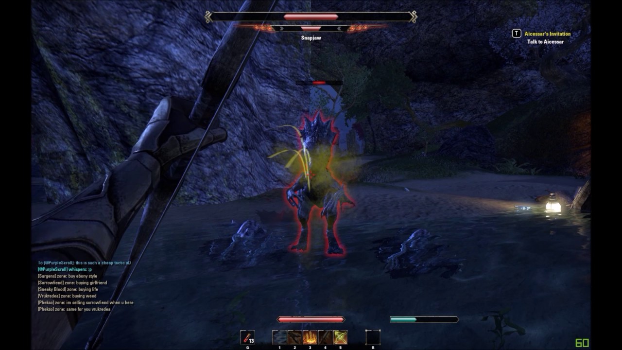 Elder Scrolls  Online Snapjaw fight - cheapest tactic