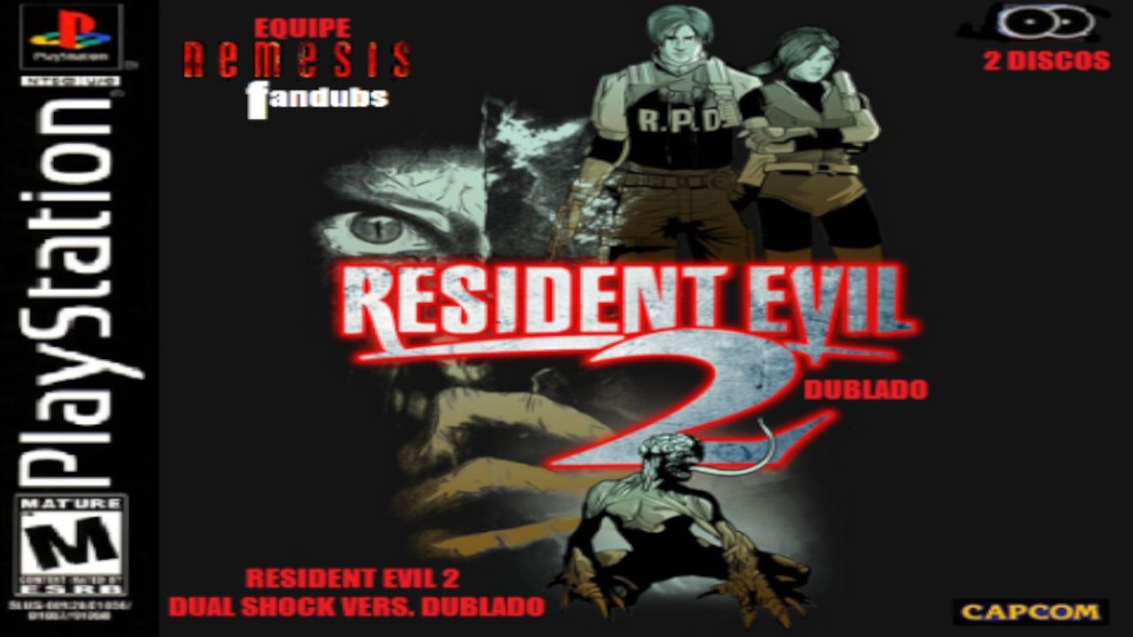 Resident Evil 2 DualShock Edition - Claire - Nemesis FanDubs - Live do café e bate papo!