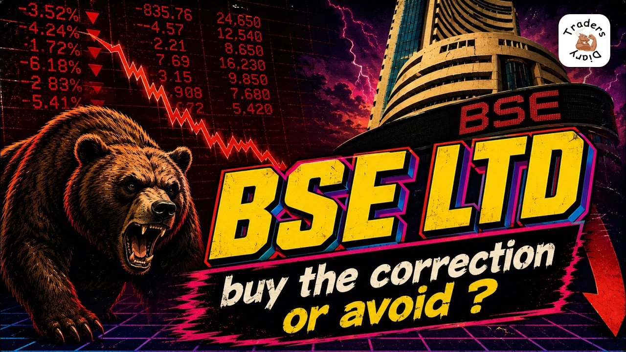 bse share latest news |  21% का correction | buy the dip or avoid ? pattern analysis 