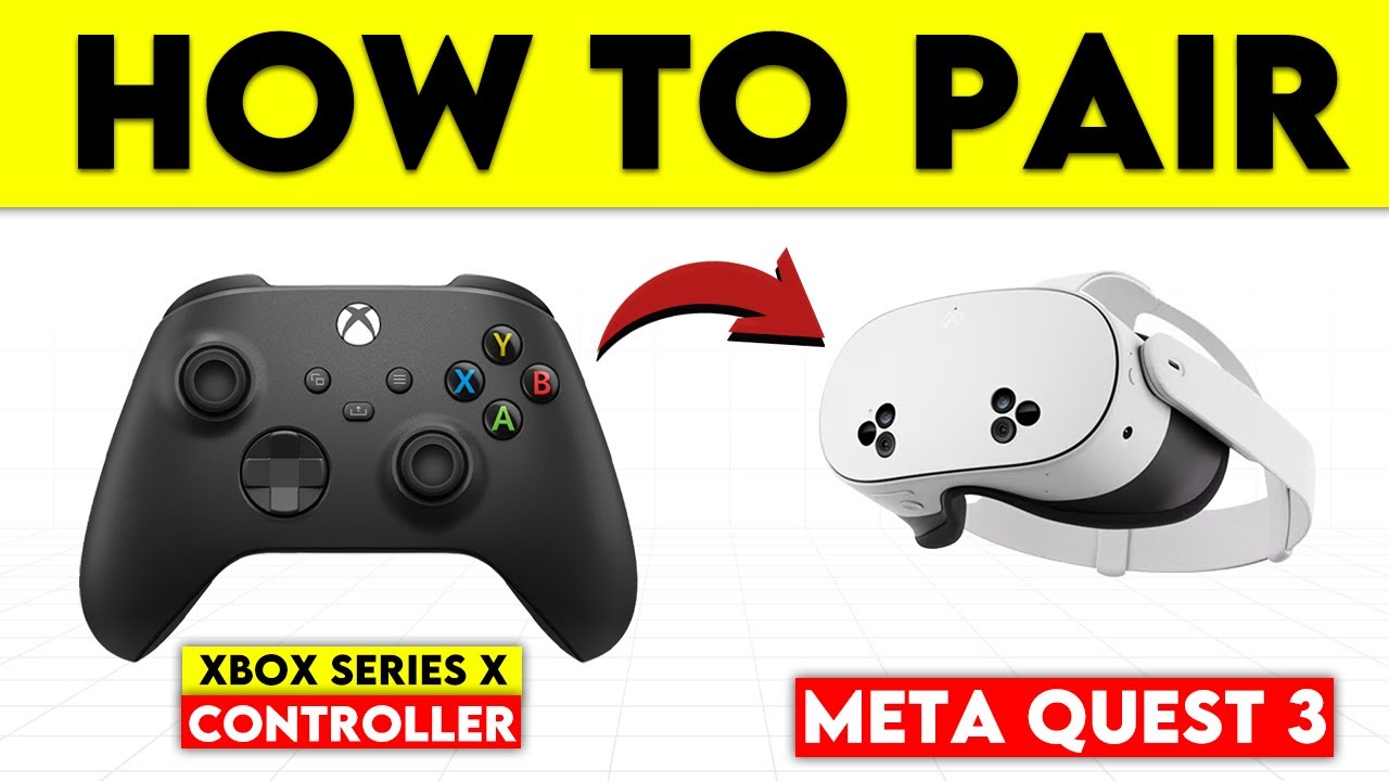 How To Pair Xbox Series X Controller To Meta Quest 3 (Connect Xbox X Controller To Meta Quest 3)
