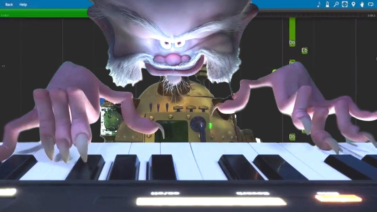 DJ Battle - EASY Piano Tutorial - Hotel Transylvania 3