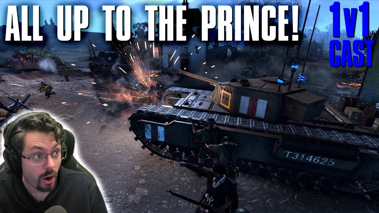 1v1 CAST - Ferig(WEHR) vs Reakly(BRITS) - Company of Heroes 3