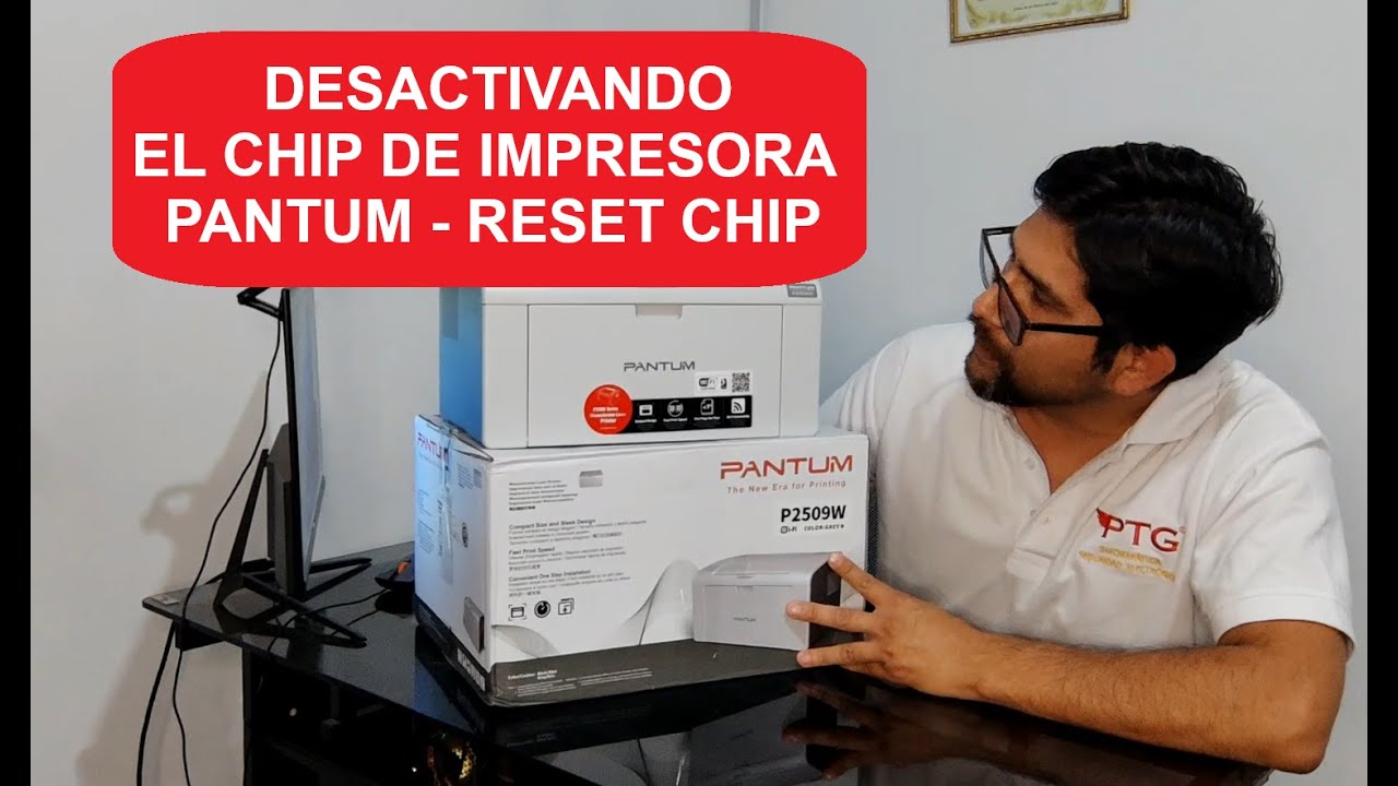 Error de cartucho PANTUM. Bloqueo de chip del cartucho. Problema con el chip de la impresora láser.
