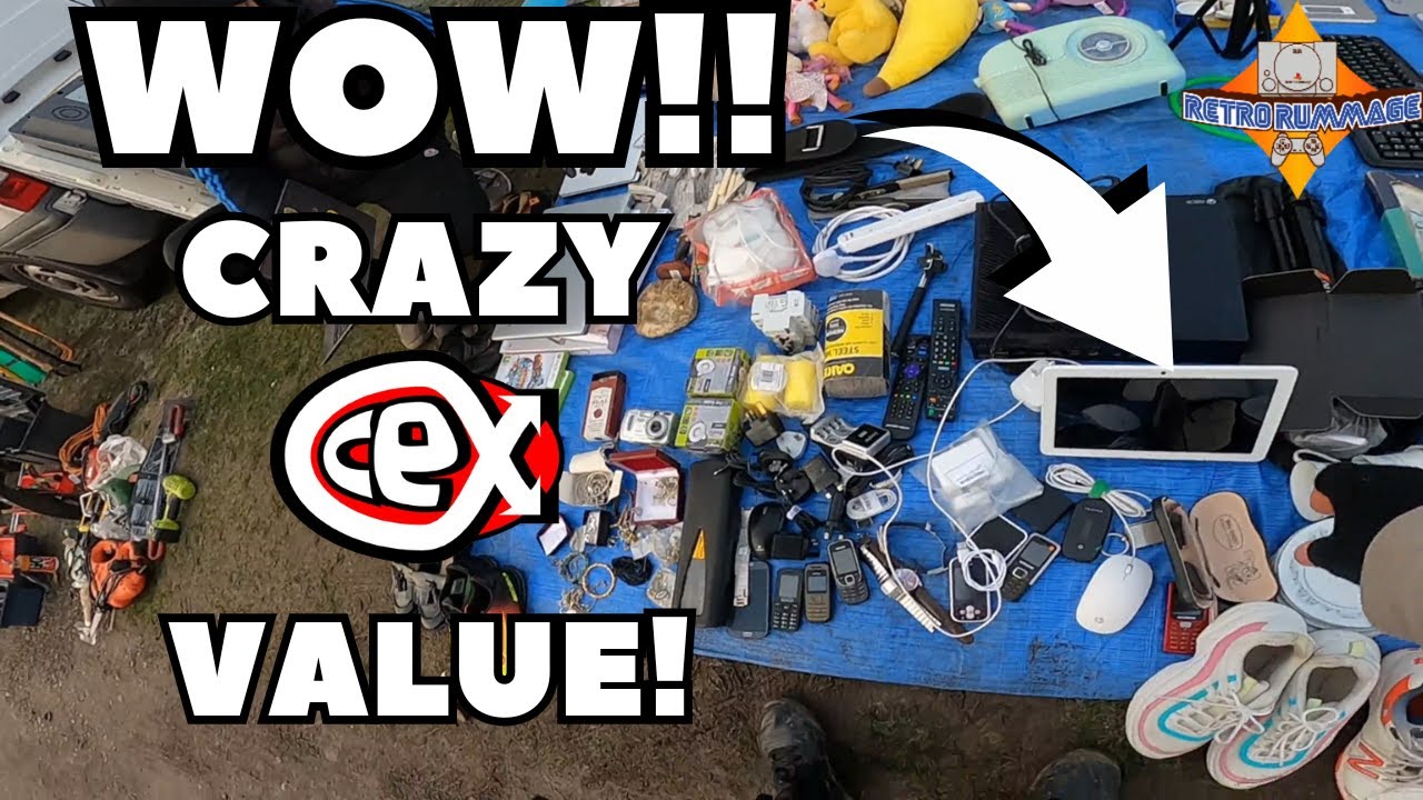 Crazy CEX Value! Video Game Hunting @ My Local Car Boot Sale!