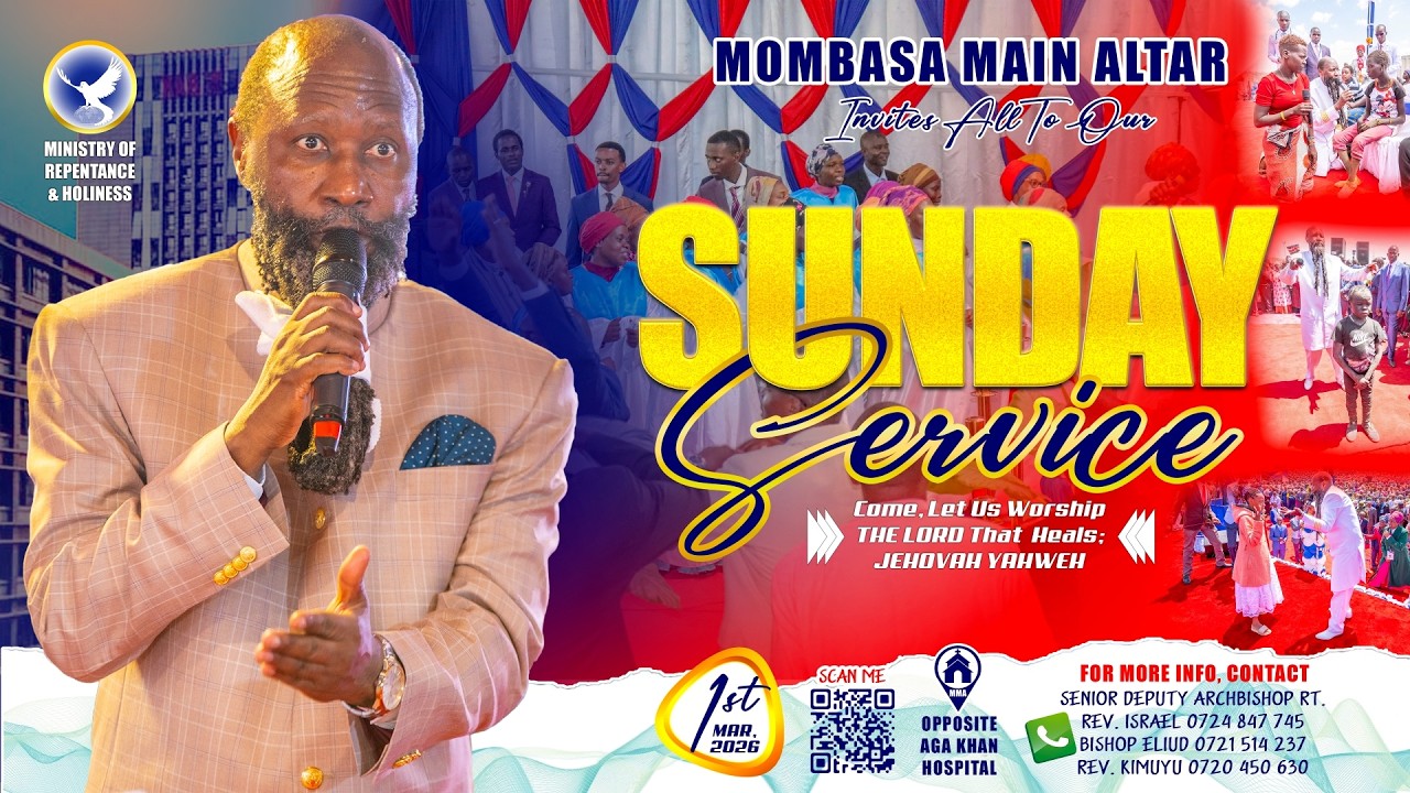 SUNDAY SERVICE - 1ST MARCH 2026