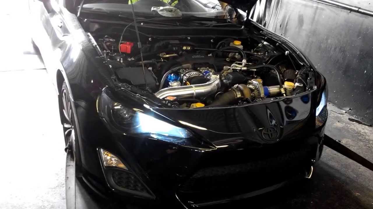 FA20CLUB 57 trim Turbo Kit Dyno Video Automatic 7 PSI Factory Front Pipe