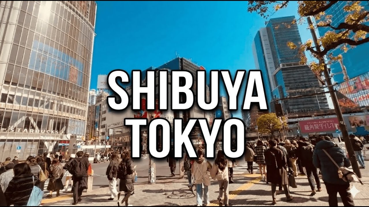 【Shibuya Crossing】: Walking the chaotic Scramble Crossing and Reborn Sakuragaoka District [4K HDR]