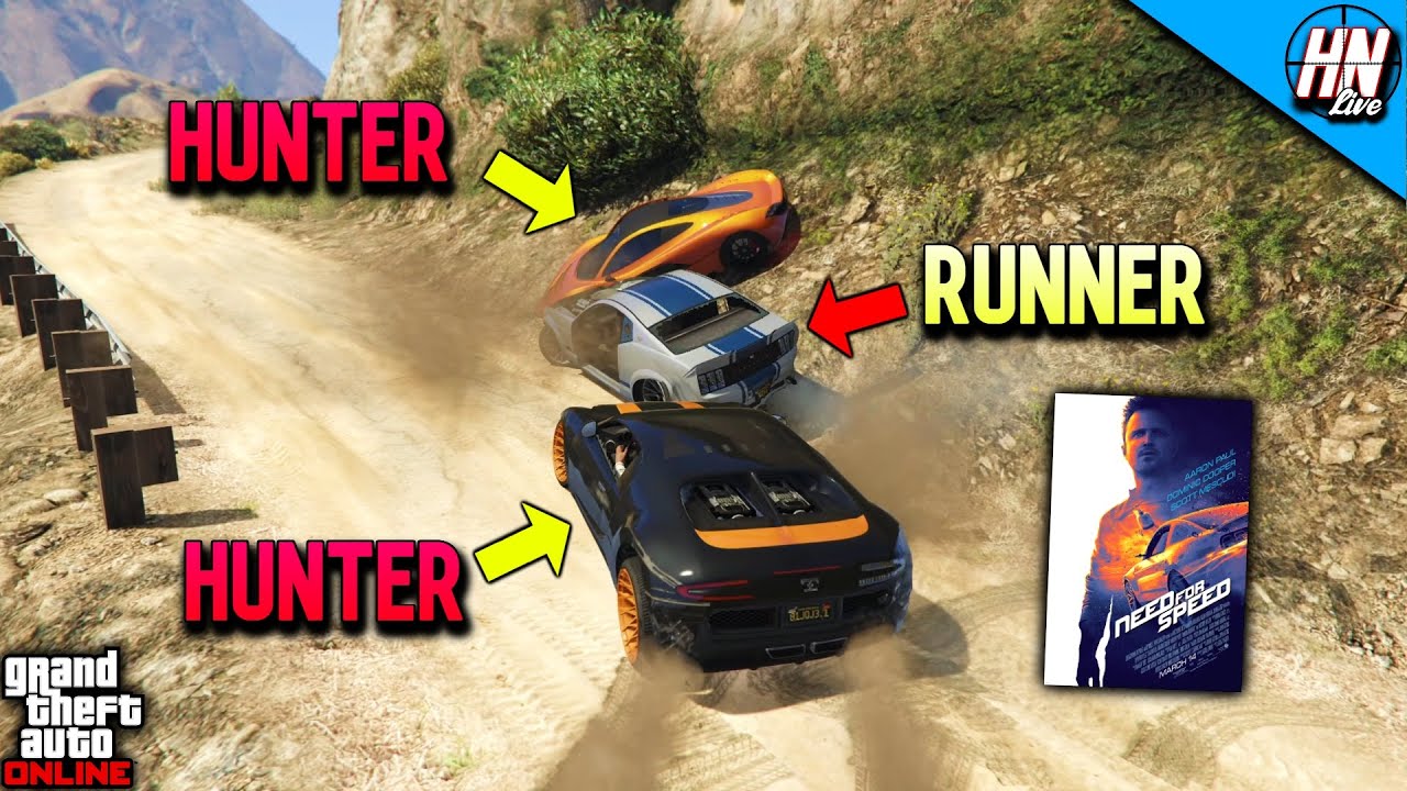NEED FOR SPEED | GTA 5 MANHUNT!