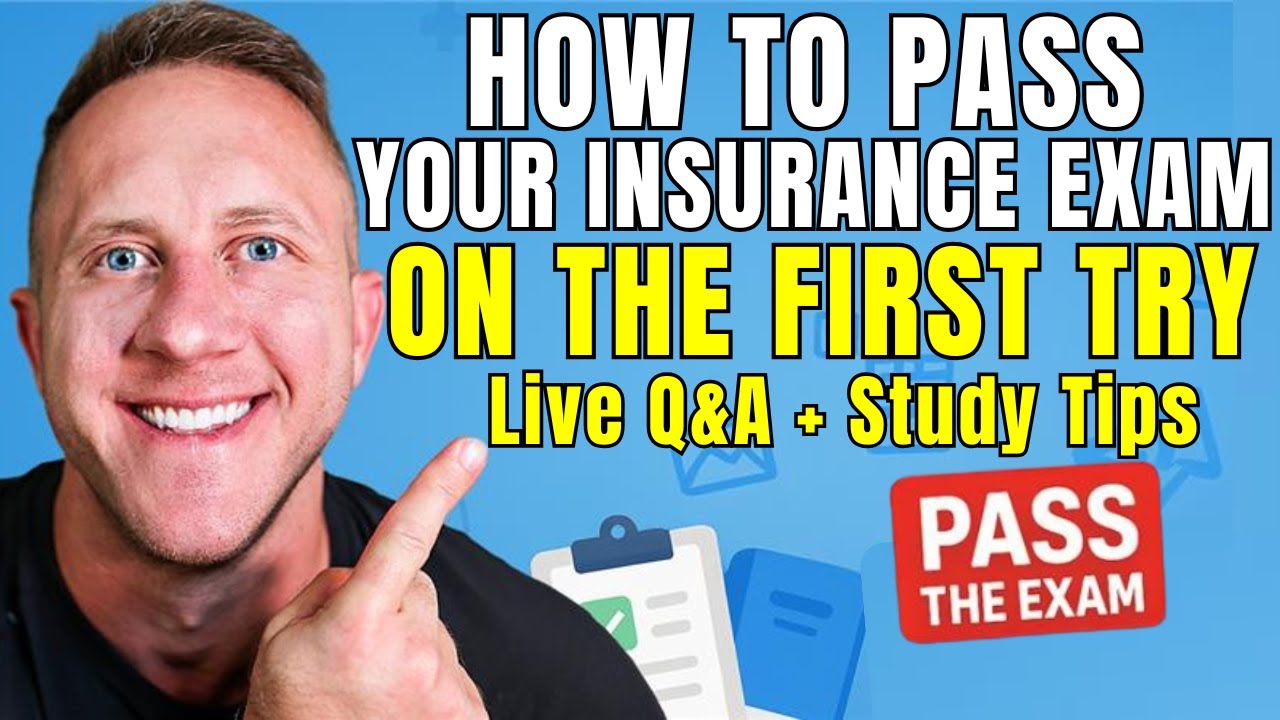 How To Pass Your Insurance Exam On The First Try