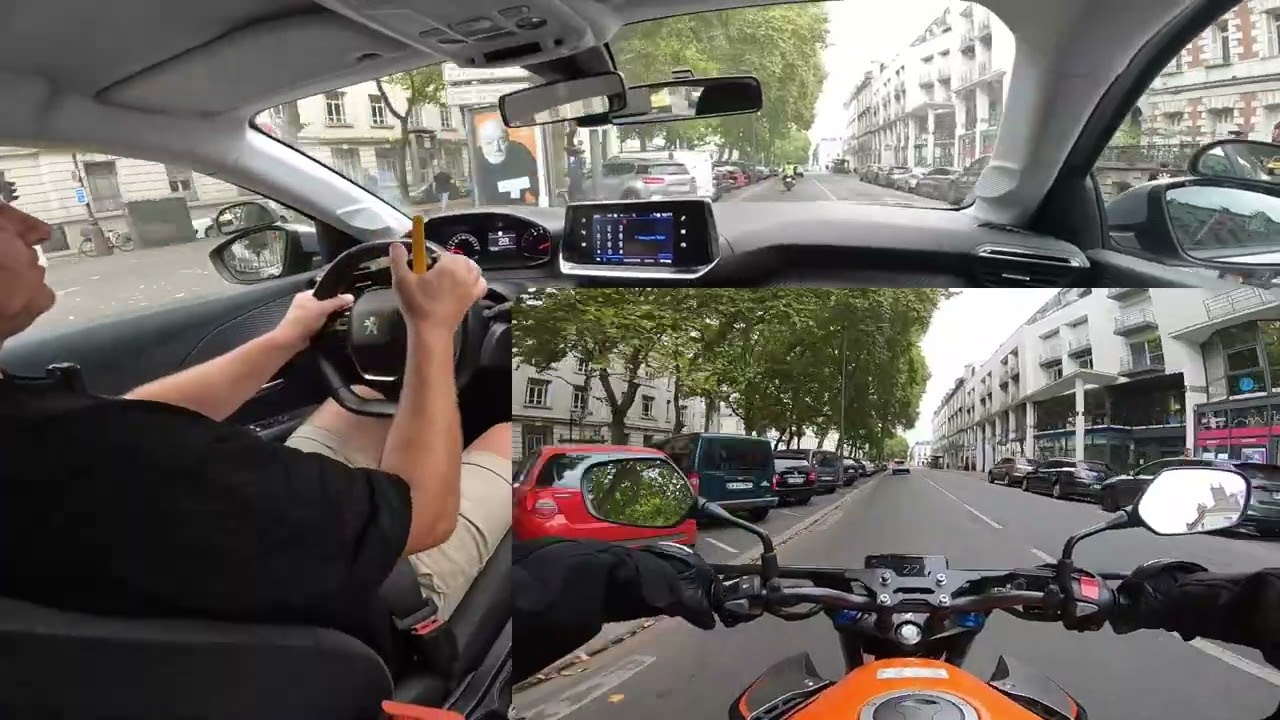 Lou en route vers le permis moto 🏍 | Réglages et circulation avant l’examen