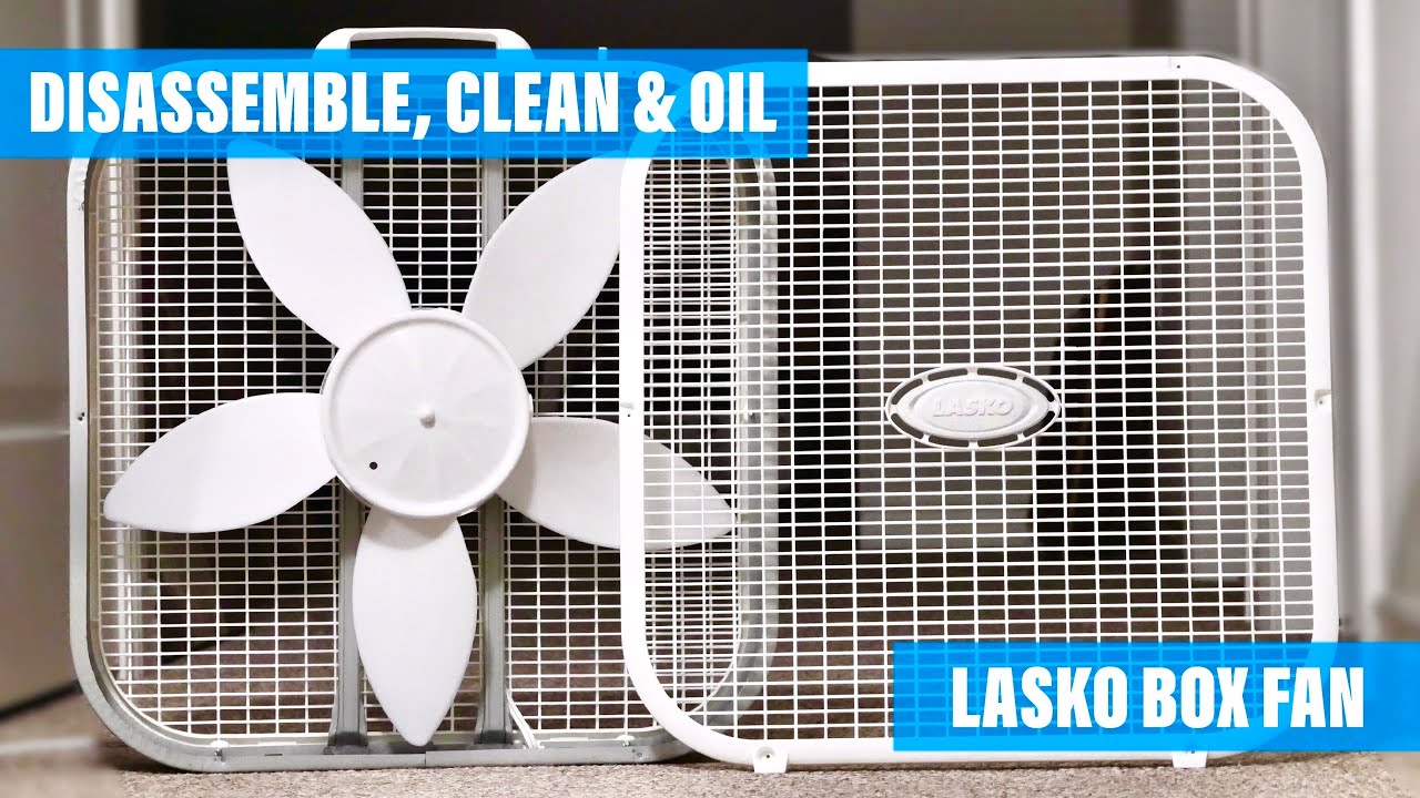 Disassemble, Clean & Oil a Lasko Box Fan