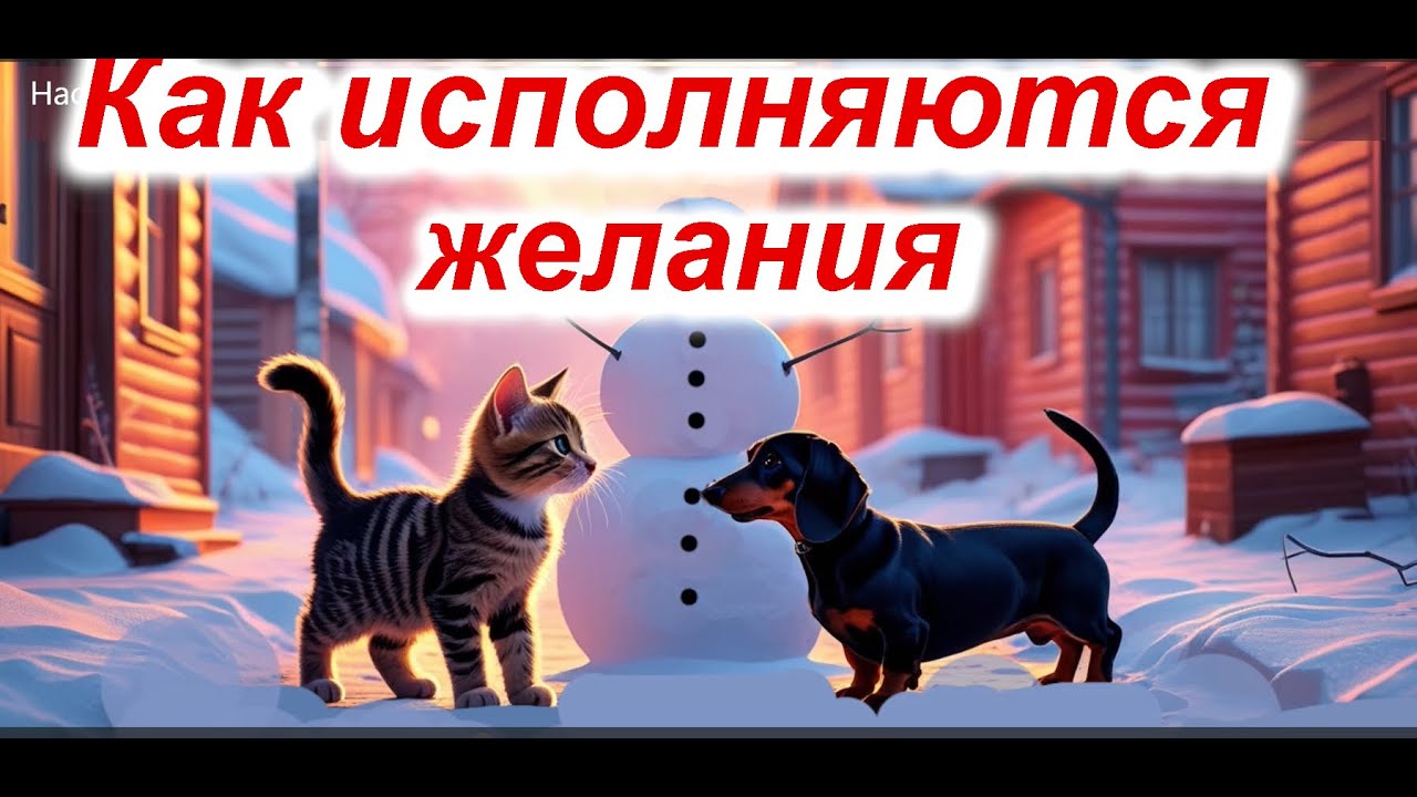 Как исполняются желания? Кто первый слышит загаданные мечты? Сказки Про Дружка и Васечку 