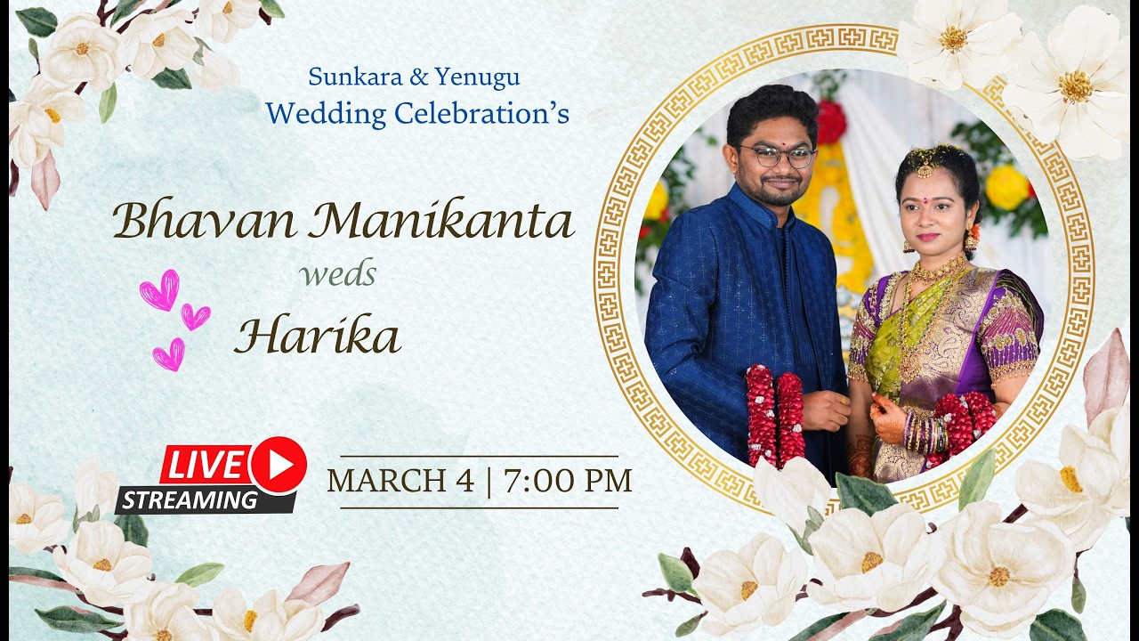 Bhavan Manikanta weds Harika