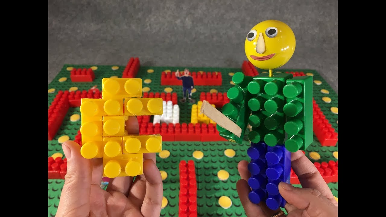 Новые приключения Lego Pacman Основы Lego Baldi.  Надеюсь тебе понравится
