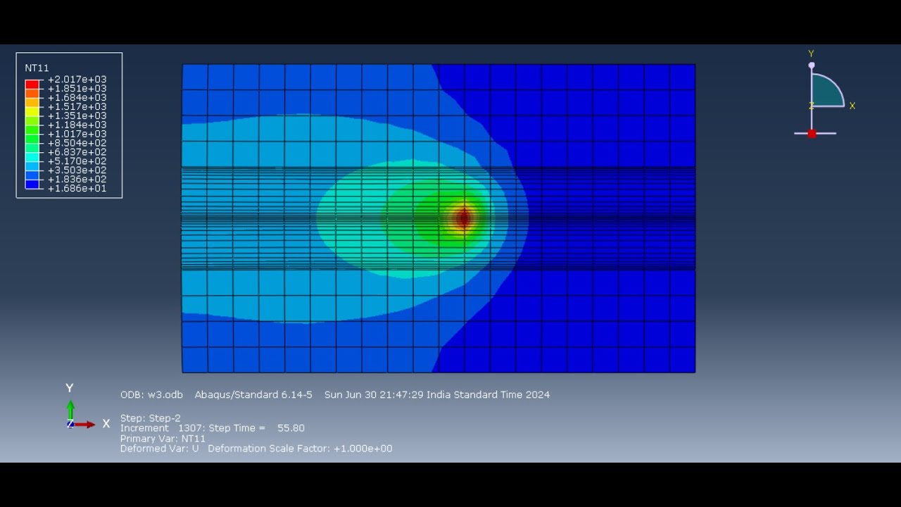 🔥 Welding Simulation: Mastering Heat Flux in Abaqus! 🔧💻Description: