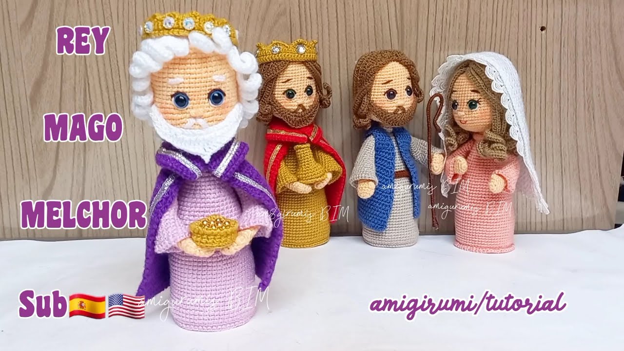 WIZARD KING MELCHOR #amigurumist #facil SUB ING/ESP