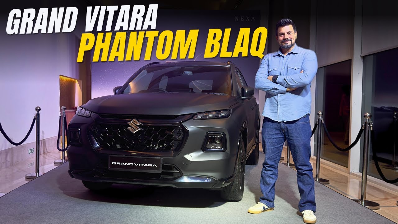 Grand Vitara Phantom Blaq Edition |  Top Variant | Matte and Gloss black Combo