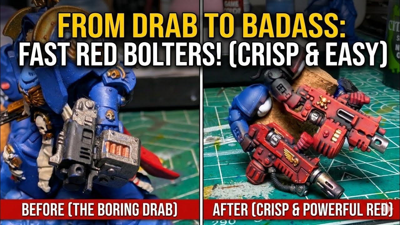 The Perfect Red Bolter for Your Space Marines (fast and easy) 