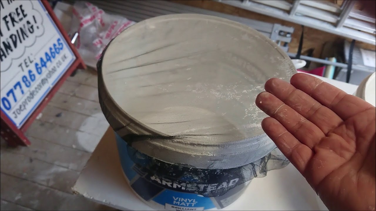straining paint with Paintnetz how and when to do it