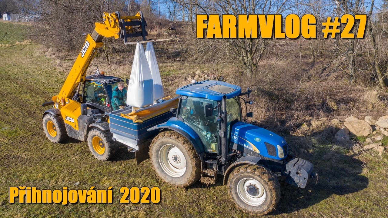 FARMVlog #27 - Přihnojov&aacute;n&iacute; 2020, Prvn&iacute; leto&scaron;n&iacute; pr&aacute;ce na poli