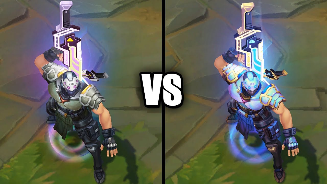 PsyOps Shen vs Paragon Chroma Skins Comparison (League of Legends)