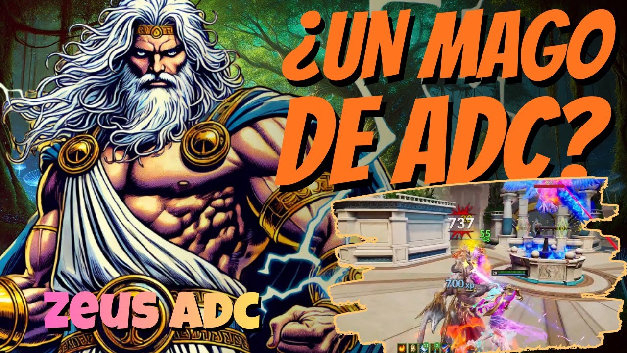 Jugué a ZEUS de ADC y PEGABA MUCHÍSIMO... | Ranked Conquest Smite 2