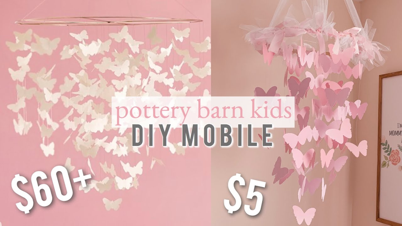 NURSERY DECOR DIY | MOBILE | CRICUT