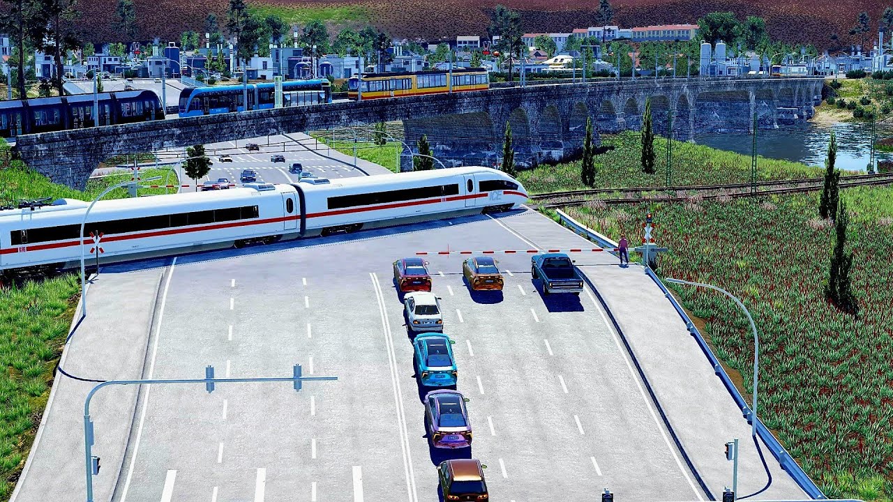 Transport Fever 2: Der Bahnübergang Teil 331