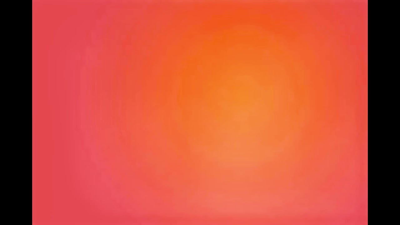 Orange ombré screen with music for 2 hours