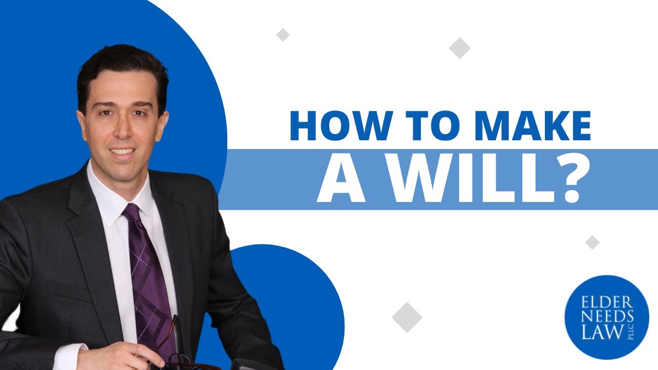 How To Make A Will In Florida // Elder Needs Law