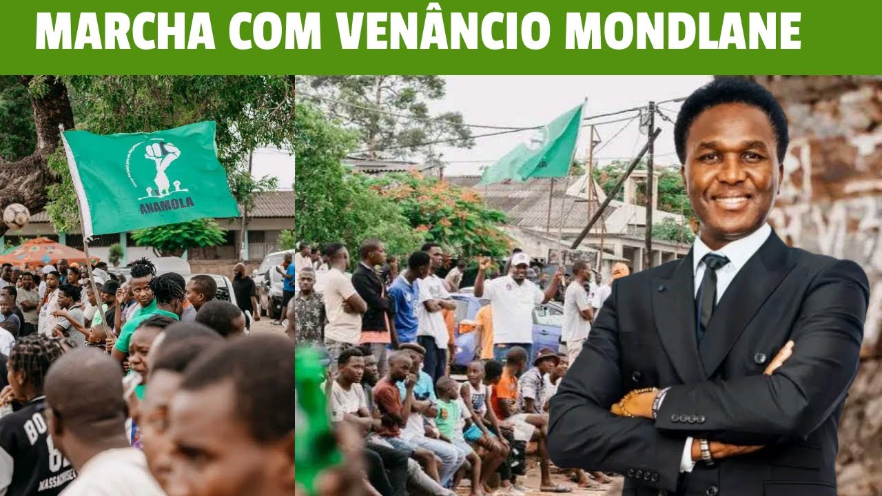 Moçambicanos Saem às Ruas com Venâncio Mondlane em Marcha de Grande Escala