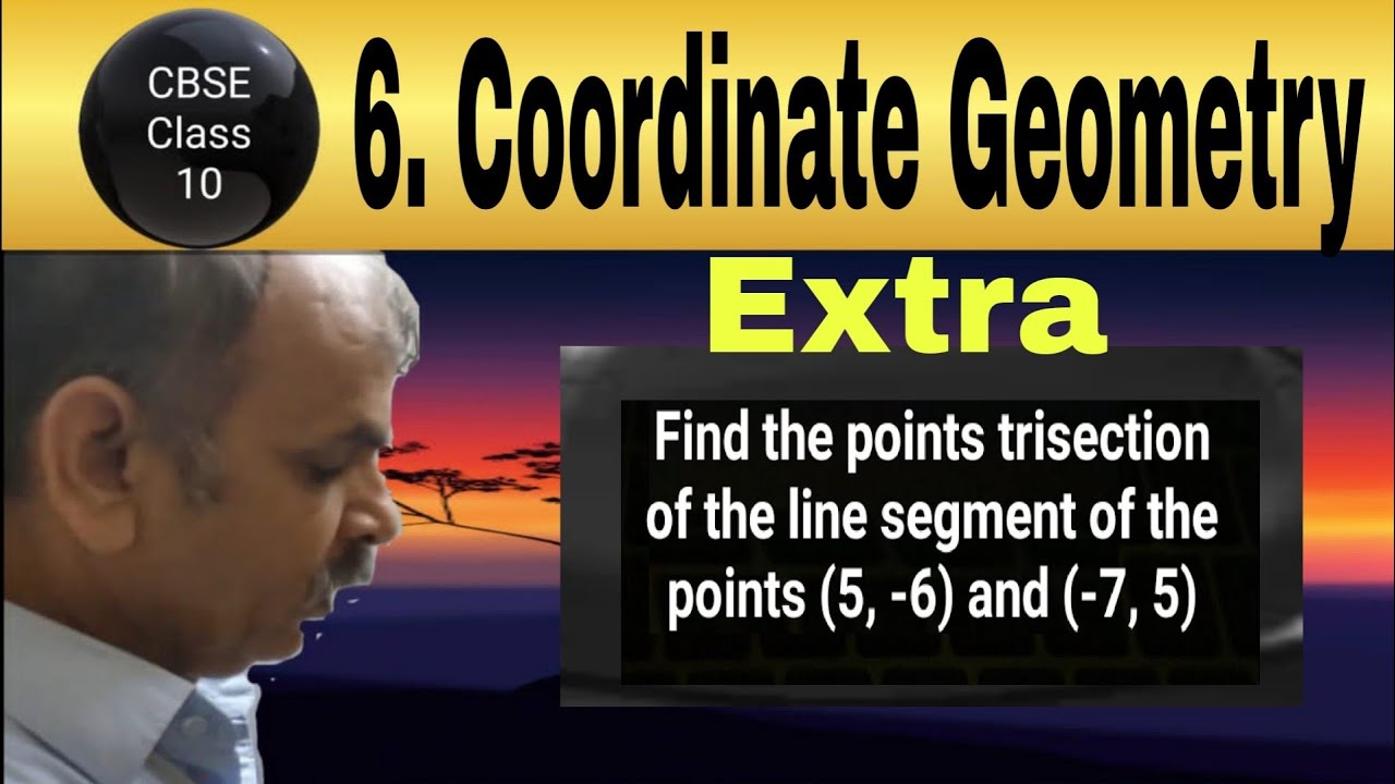 Find the points trisection of the line segment of the points (5, -6) and (-7, 5)