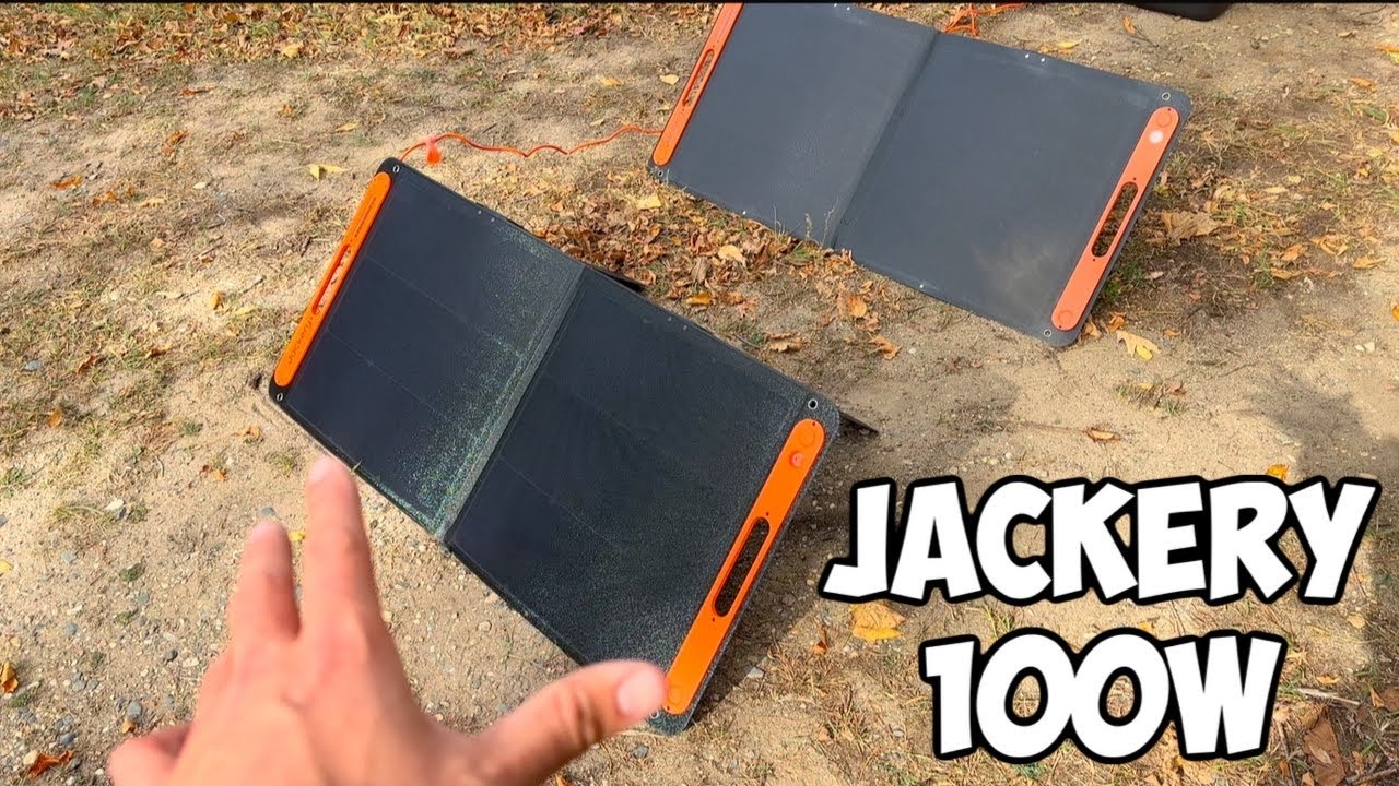 Обзор новой солнечной панели Jackery (двусторонняя) мощностью 100 Вт.