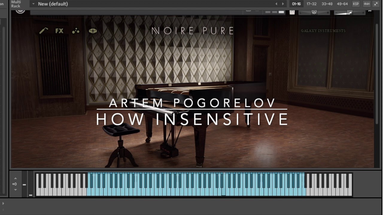 HOW INSENSITIVE - Artem Pogorelov (Piano)