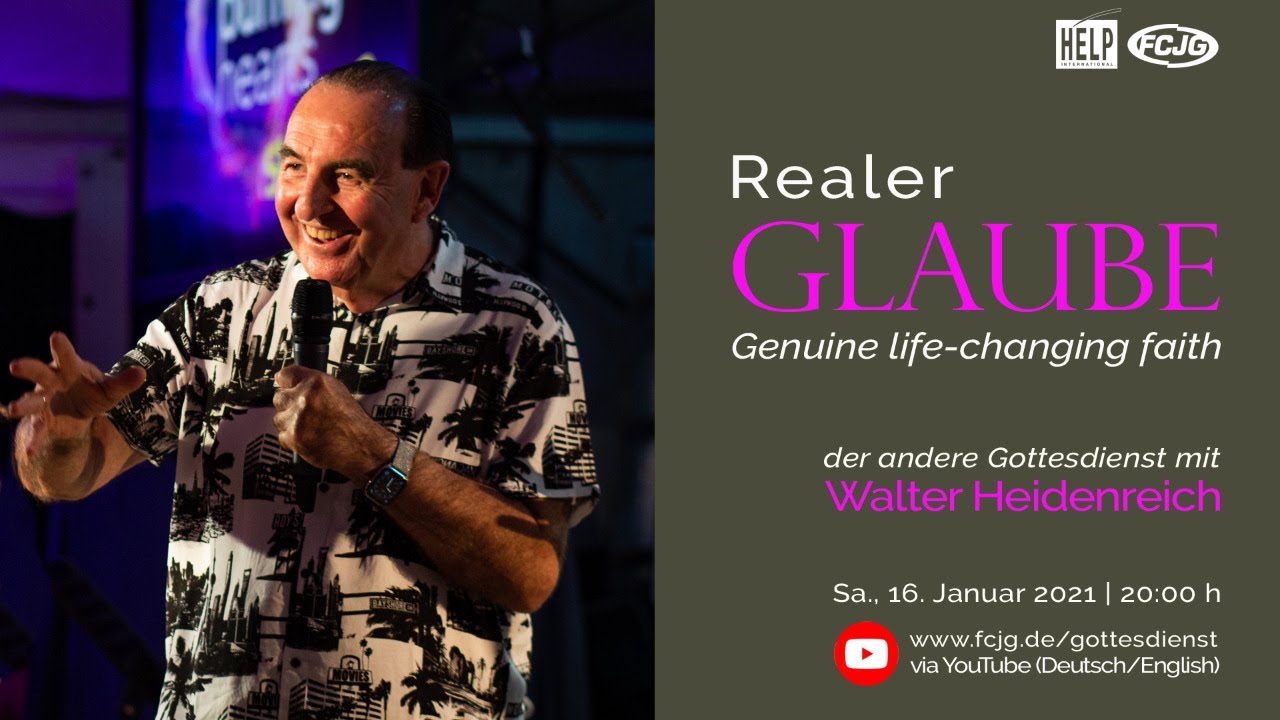 Der andere Gottesdienst LIVE mit Walter Heidenreich