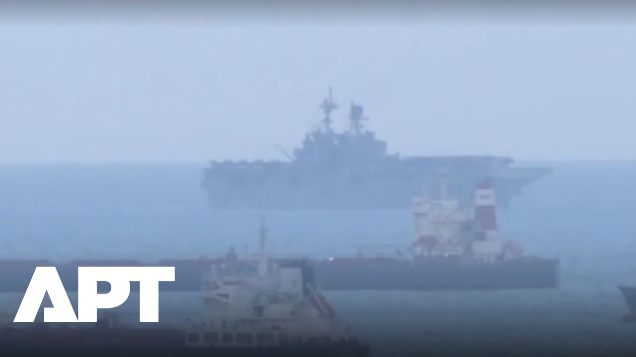 WATCH: Amphibious Assault Ship USS Tripoli Sails Toward Middle East | APT