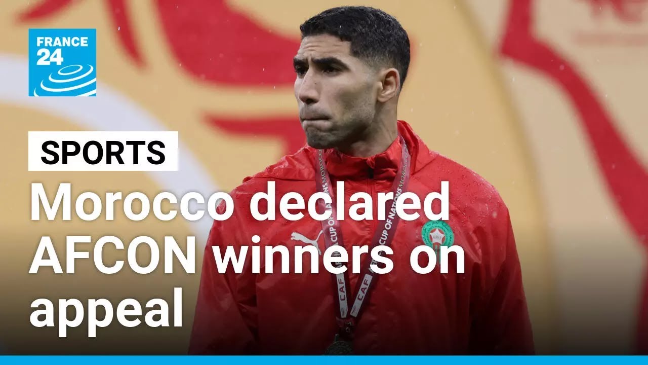 Senegal stripped of AFCON title as Morocco's appeal upheld by CAF &bull; FRANCE 24 English