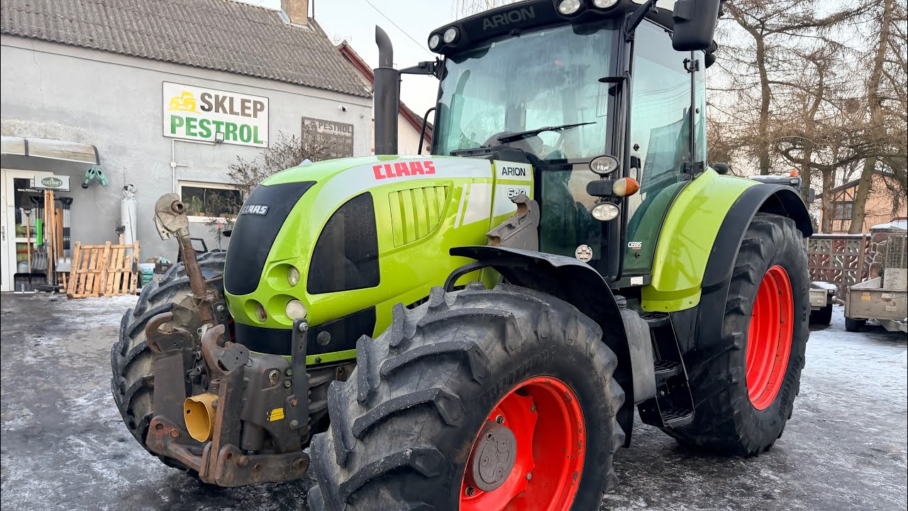 Claas Arion 640 CEBIS, DYNA6, przedni TUZ i WOM, miękka oś i kabina, silnik JOHN DEERE 6 cylindrów 