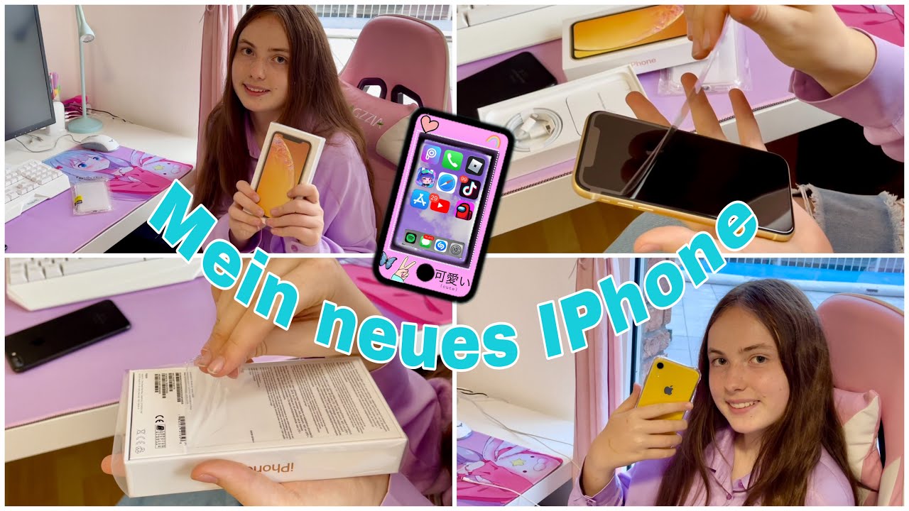 Mein neues IPhone 📱 auspacken und einrichten 😍 Johanna Sophie