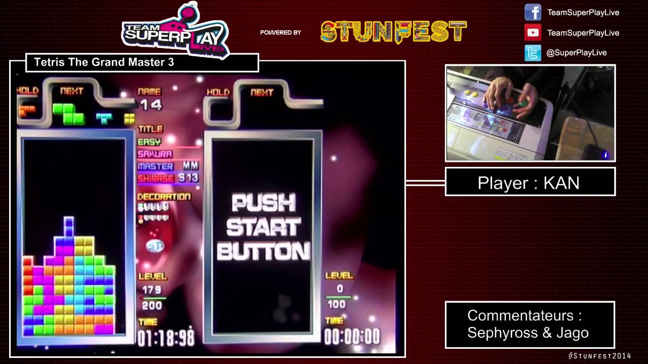 [STUNFEST 2014] Tetris TGM 3 by KAN (MASTER & SHIRASE)
