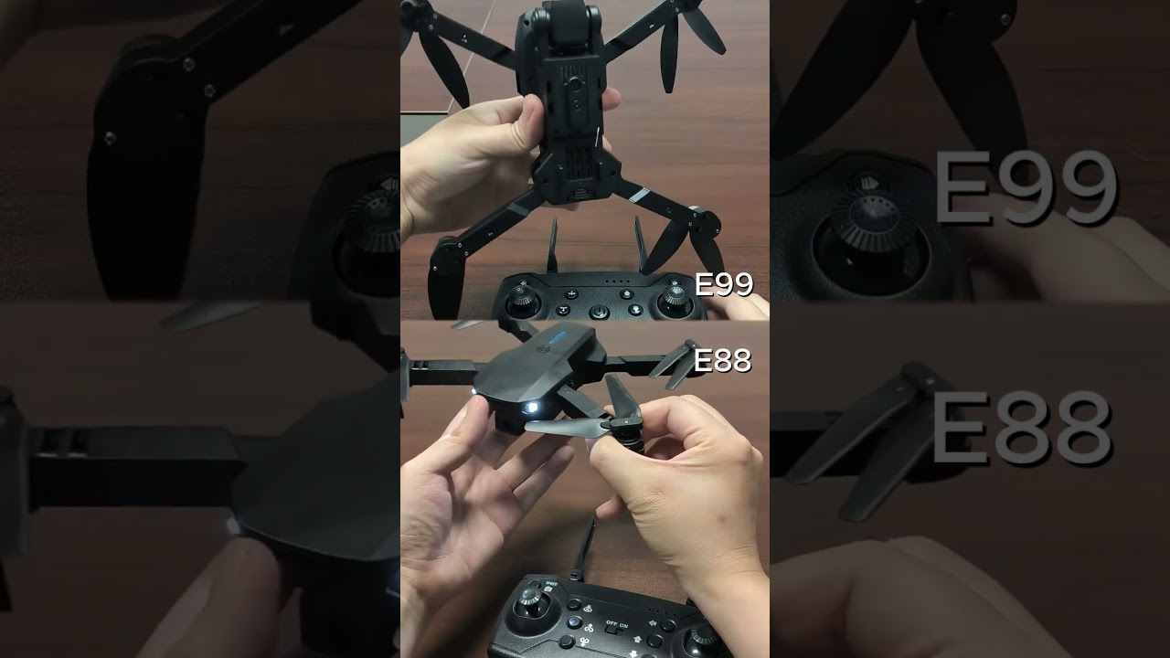 Comparison of E88 and E99 RC Drone Styles#rc2024 #drone